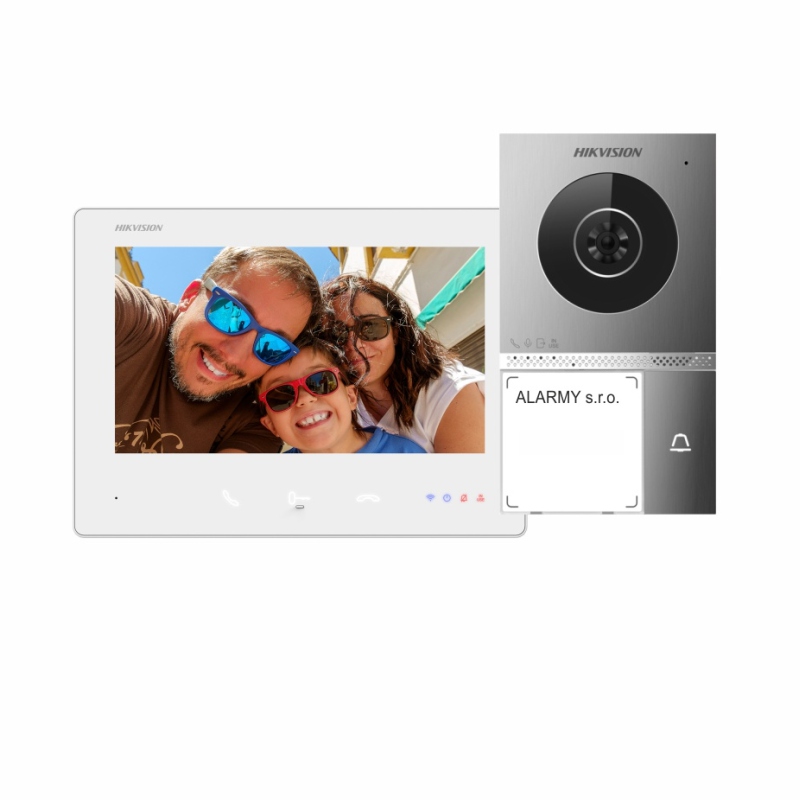 DS-KIS707EY - 2-vodičová sada videovrátnika s WiFi modulom, zapojenie plug&play