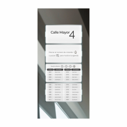 6502/INFO INOX - informa�n� panel pre Sixty 5 - 6502/G2+ (nerez)