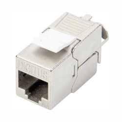 DIGITUS CAT 6A - Keystone Jack, tienen, re-embedded pripojenie bez nradia