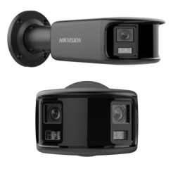 Hikvision DS-2CD2T87G2P-LSU/SL(4mm)(C)/BLACK - 8 MP IP tubusov panoramatick kamera tmav, AcuSense, ColorVu
