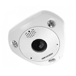 Hikvision DS-2CD6365G0E-IVS(1.27mm)(B) - 6 MP IP dome kamera 360 rybie oko, mikrofn, reproduktor