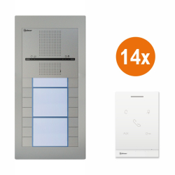 SUPRA - SET14/Interkom - Audio set Golmar SUPRA G2+ pre 14 ��astn�kov, audio interkom