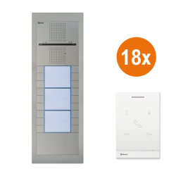 SUPRA - SET18/Interkom - Audio set Golmar SUPRA G2+ pre 18 ��astn�kov, audio interkom