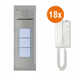 SUPRA - SET18/Tel - Audio set Golmar SUPRA G2+ pre 18 ��astn�kov, audio telef�n