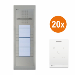 SUPRA - SET20/Interkom - Audio set Golmar SUPRA G2+ pre 20 ��astn�kov, audio interkom