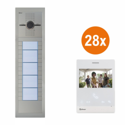 SUPRA - SET28/ART4 - Video set Golmar SUPRA G2+ pre 28 ��astn�kov, monitor 4,3" ART 4xLITE/G2+