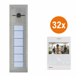 SUPRA - SET32/ART4 - Video set Golmar SUPRA G2+ pre 32 ��astn�kov, monitor 4,3" ART 4xLITE/G2+