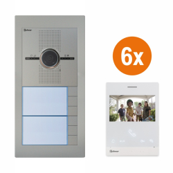 SUPRA - SET6/ART4 - Video set Golmar SUPRA G2+ pre 6 ��astn�kov, monitor 4,3" ART 4xLITE/G2+