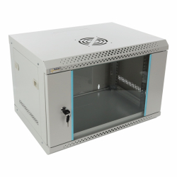 RWA654-G - RACK 6U, 19" pre bezpe�n� ulo�enie kamerov�ch syst�mov, siv�, na zlo�enie