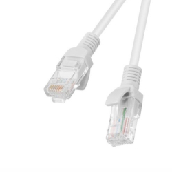 Landberg 10m UTP grey  - Patch kabel Cat 5e UTP 10m siv